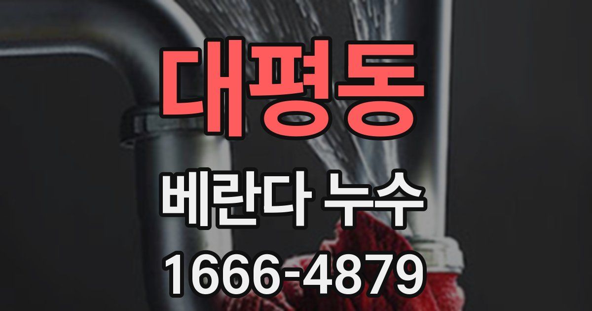 대평동 베란다 누수