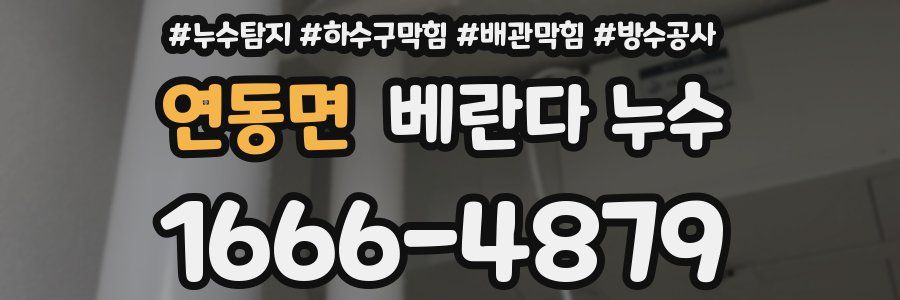 연동면 베란다 누수