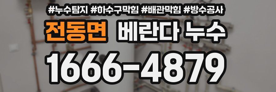 전동면 베란다 누수