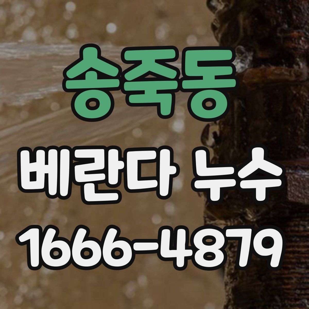 송죽동 베란다 누수