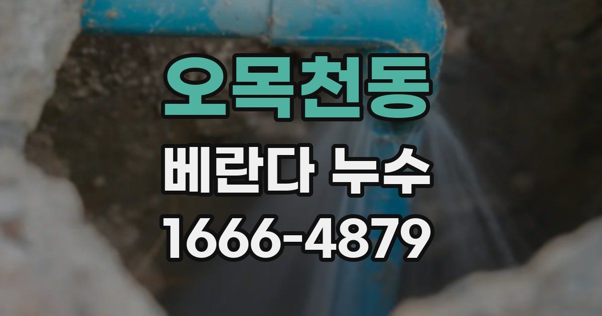 오목천동 베란다 누수