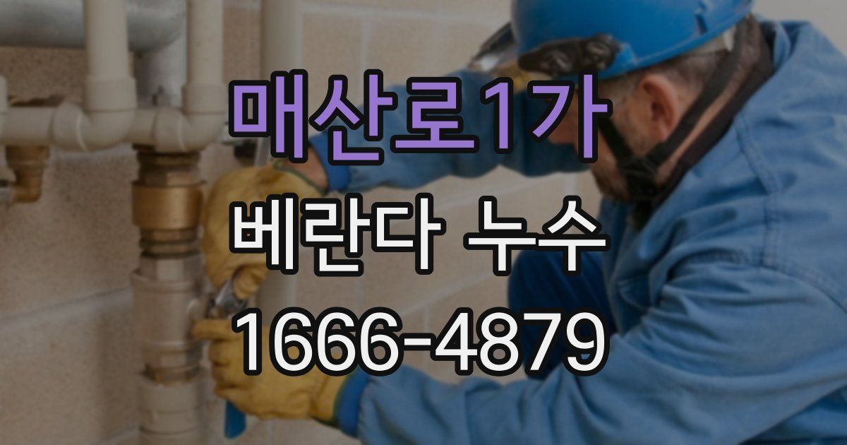 매산로1가 베란다 누수