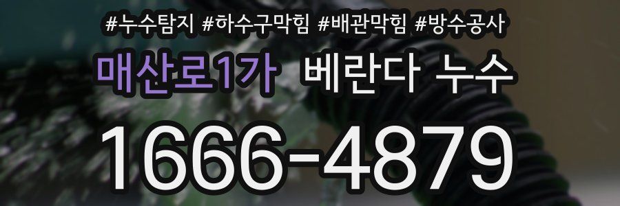 매산로1가 베란다 누수
