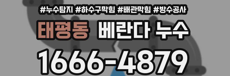 태평동 베란다 누수