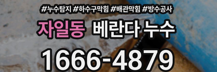 자일동 베란다 누수