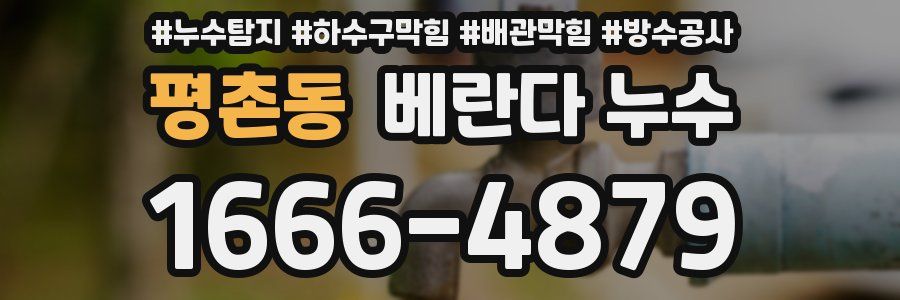 평촌동 베란다 누수