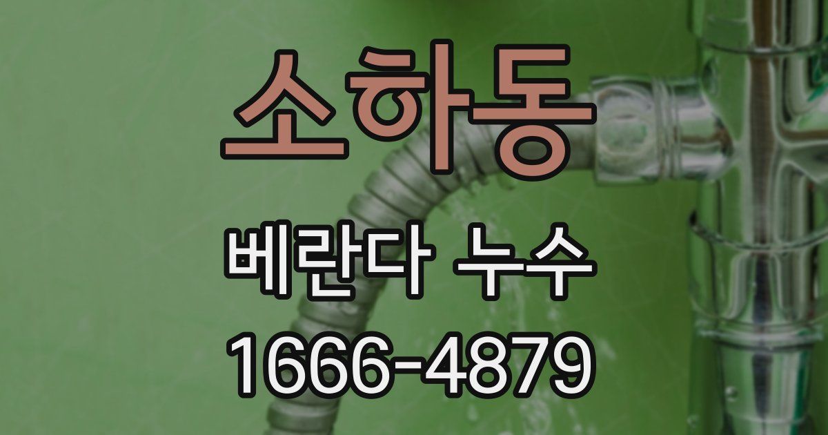 소하동 베란다 누수