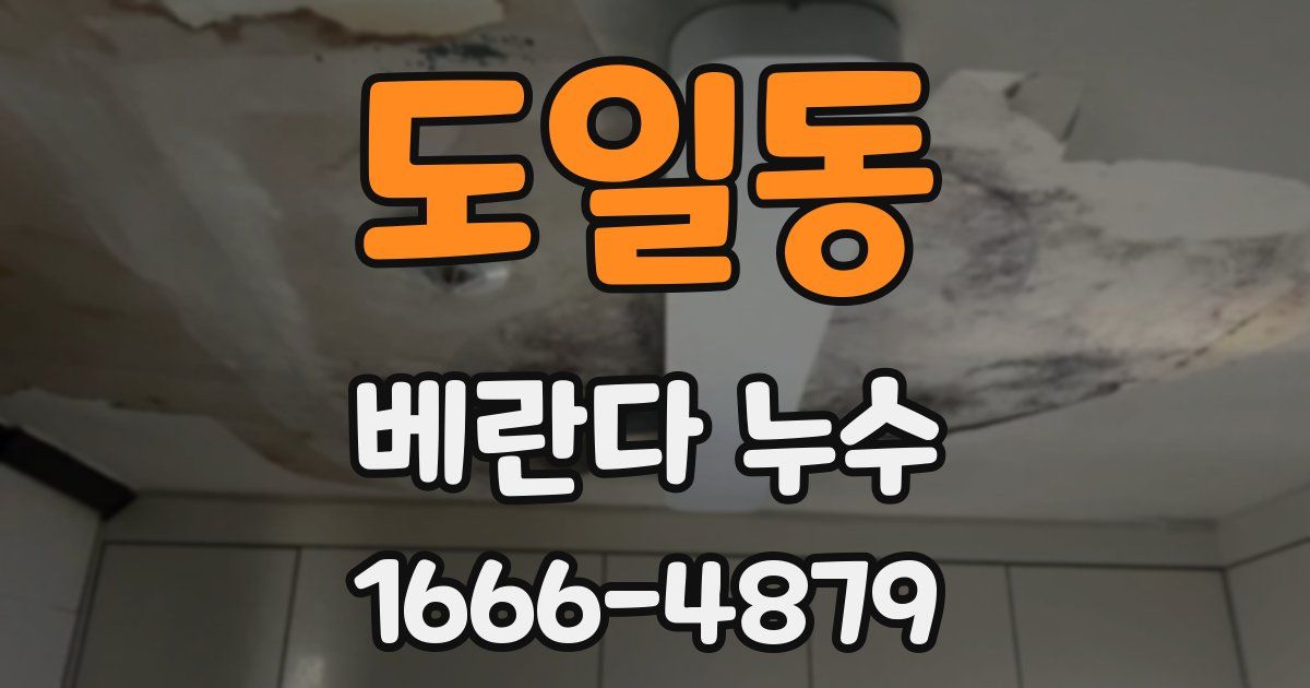 도일동 베란다 누수