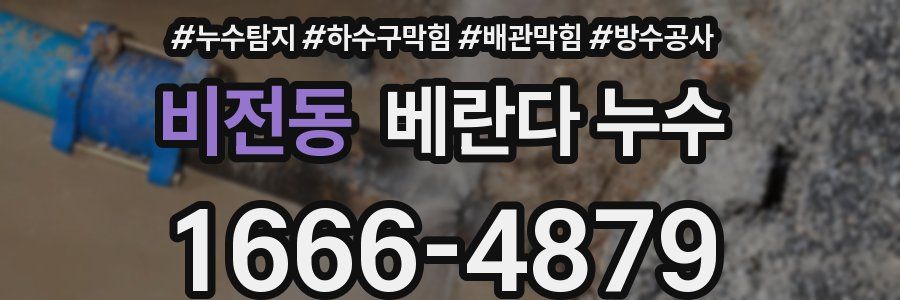 비전동 베란다 누수