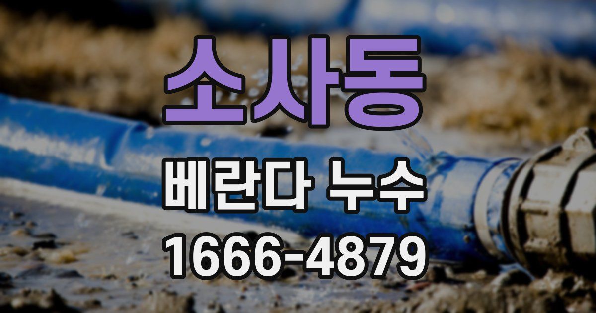소사동 베란다 누수