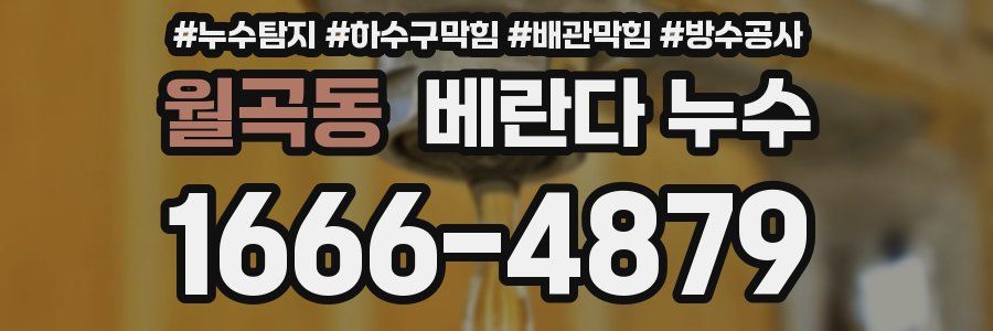 월곡동 베란다 누수