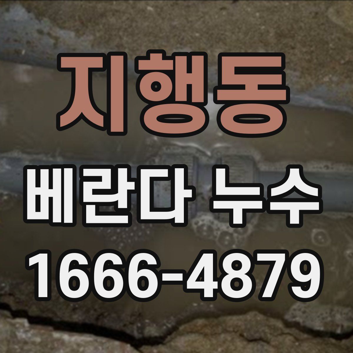 지행동 베란다 누수