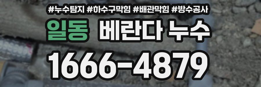 일동 베란다 누수