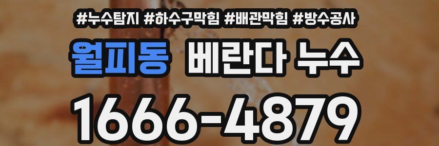 월피동 베란다 누수