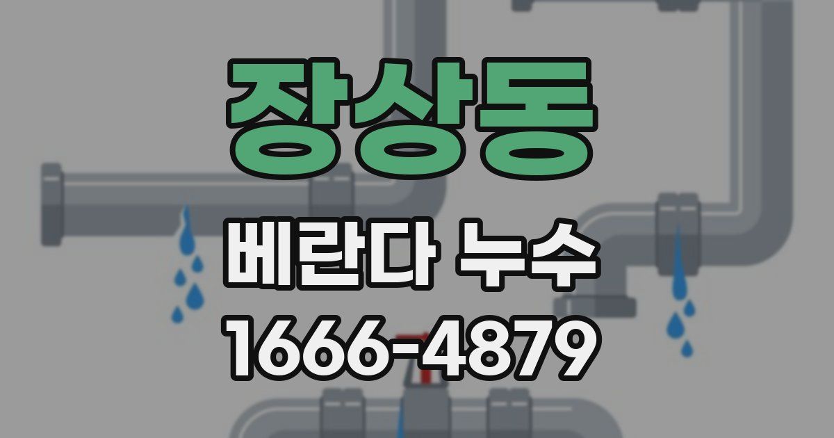 장상동 베란다 누수