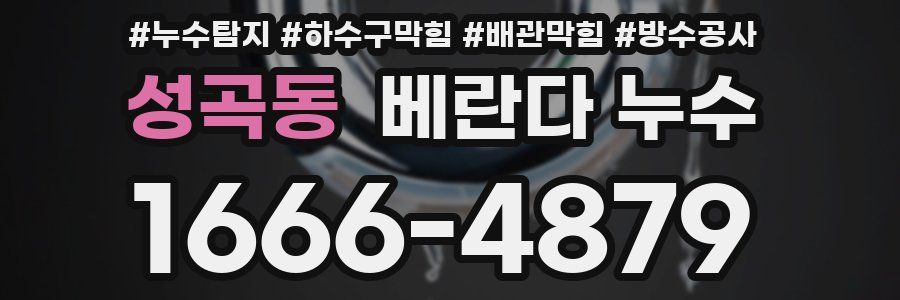 성곡동 베란다 누수