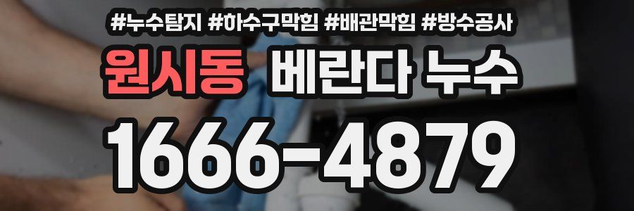원시동 베란다 누수