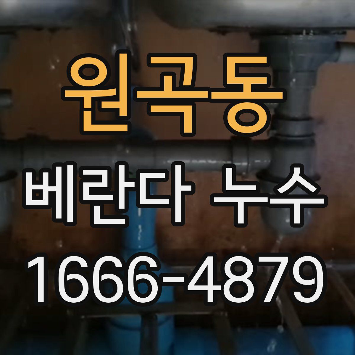 원곡동 베란다 누수