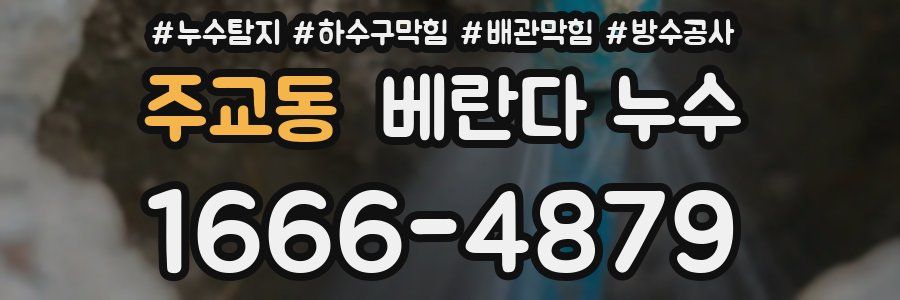 주교동 베란다 누수