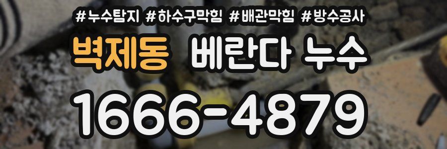 벽제동 베란다 누수