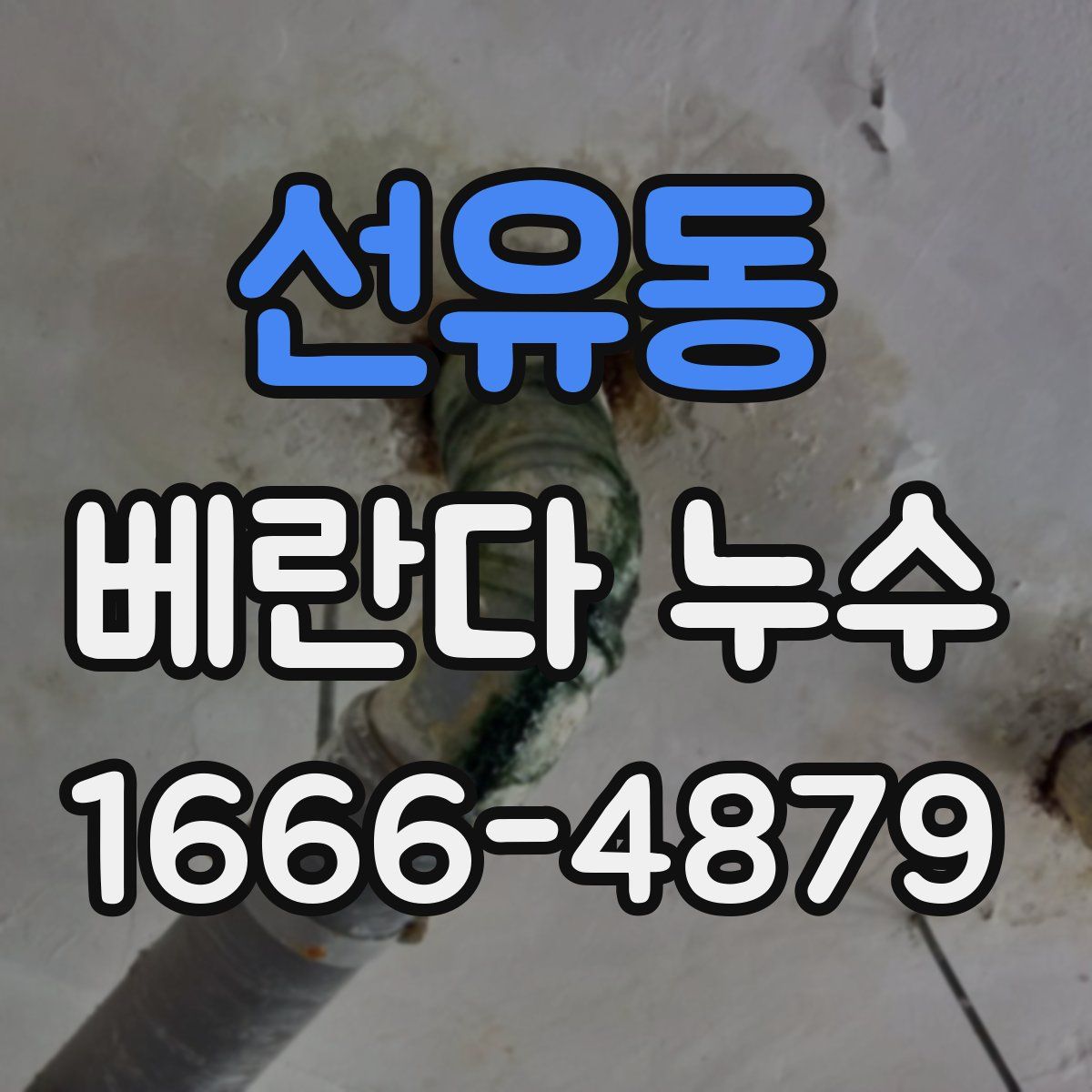 선유동 베란다 누수