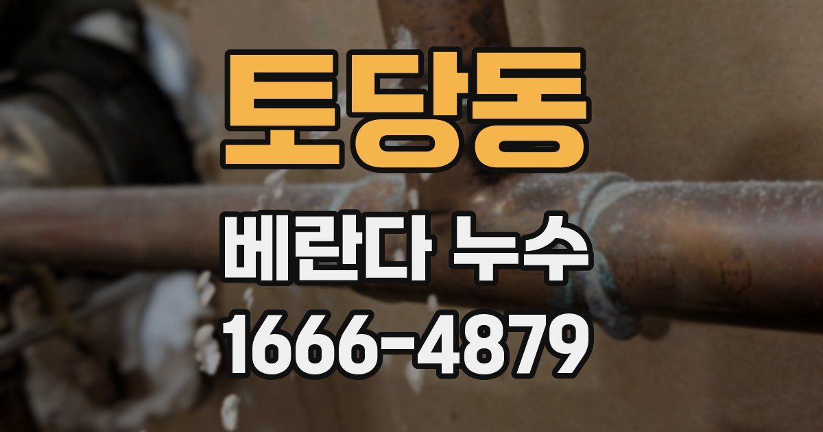 토당동 베란다 누수