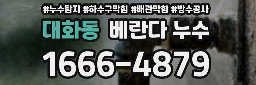 대화동 베란다 누수