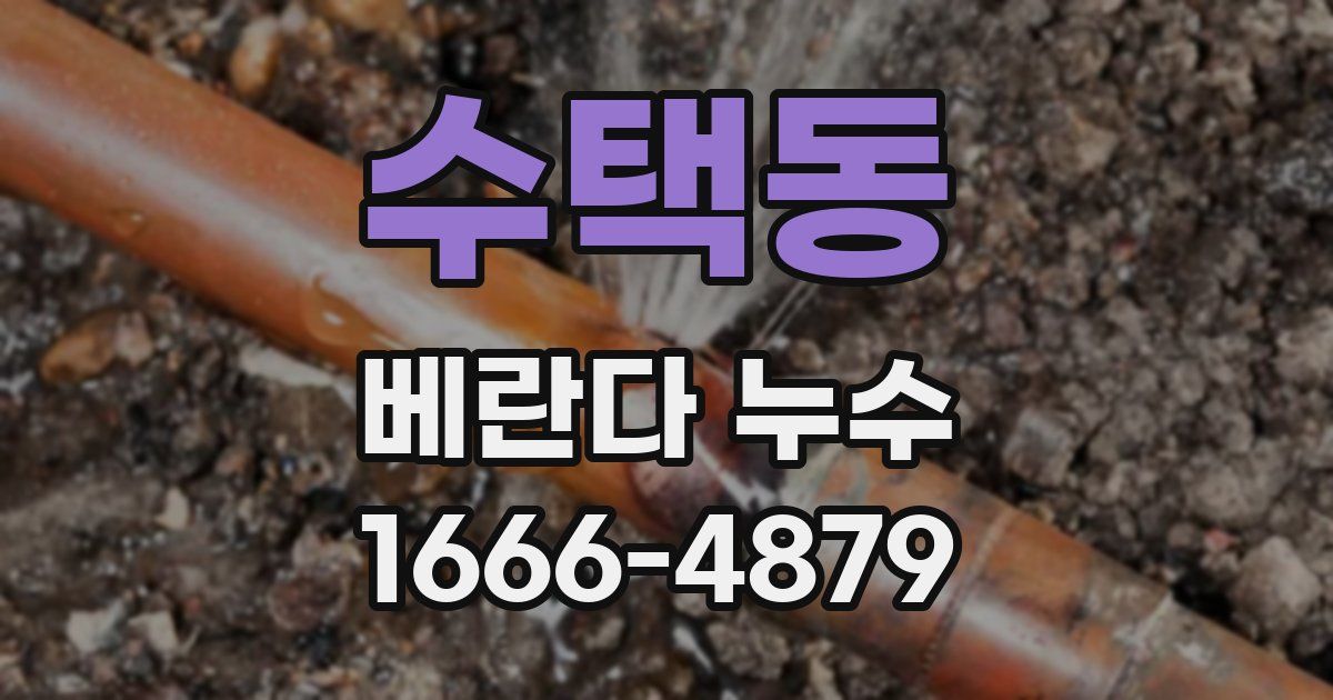 수택동 베란다 누수