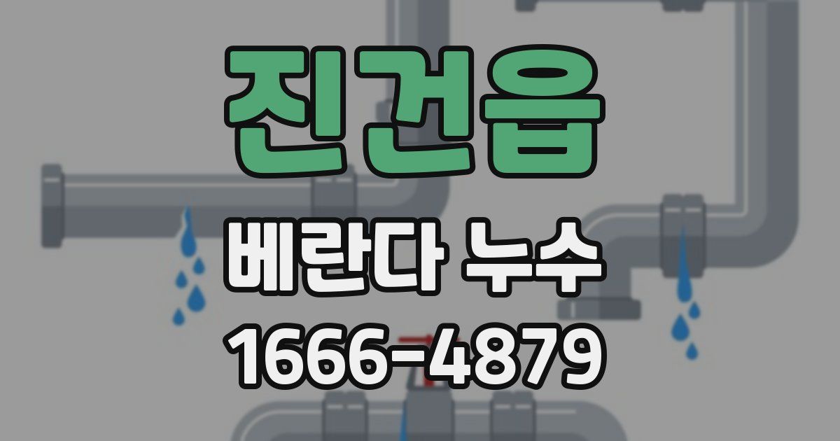 진건읍 베란다 누수