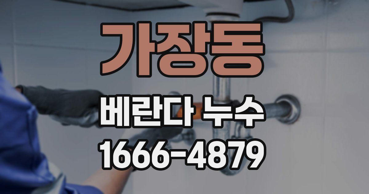 가장동 베란다 누수