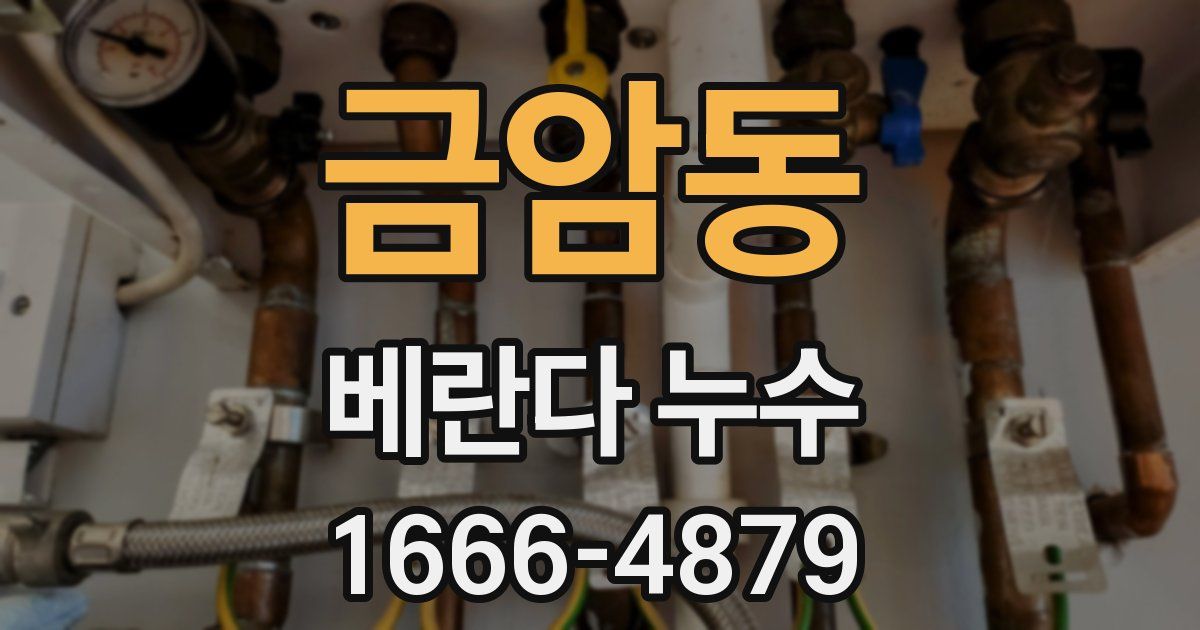 금암동 베란다 누수