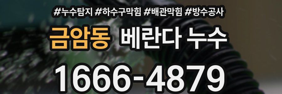 금암동 베란다 누수