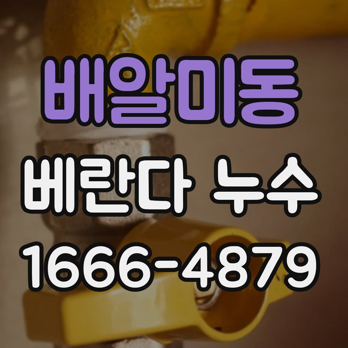 배알미동 베란다 누수