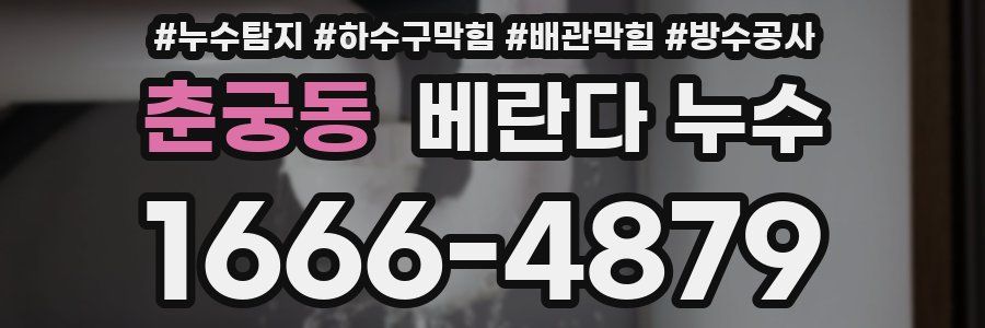 춘궁동 베란다 누수