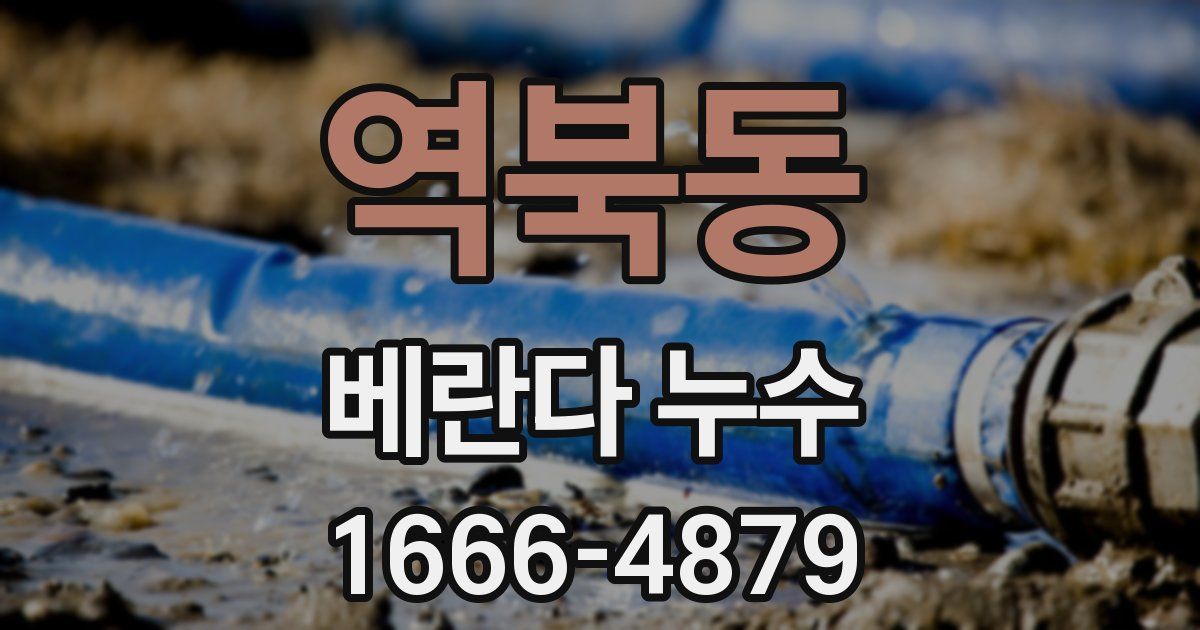 역북동 베란다 누수