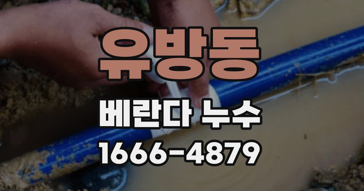 유방동 베란다 누수