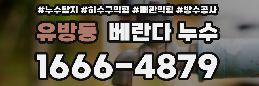 유방동 베란다 누수