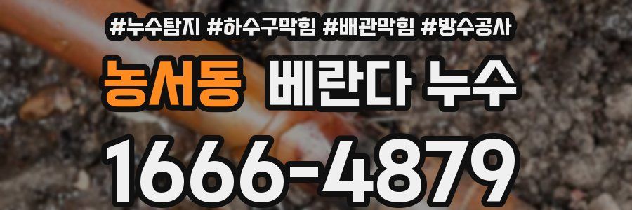 농서동 베란다 누수