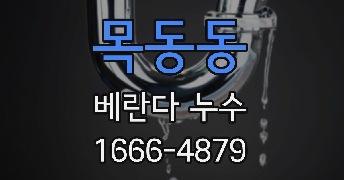 목동동 베란다 누수