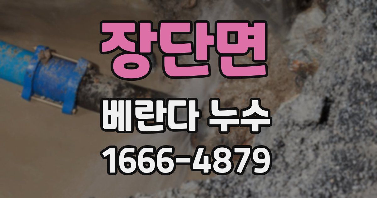 장단면 베란다 누수