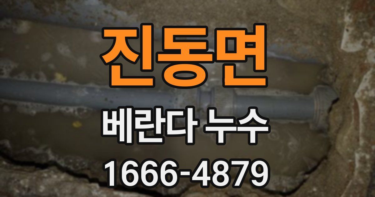 진동면 베란다 누수