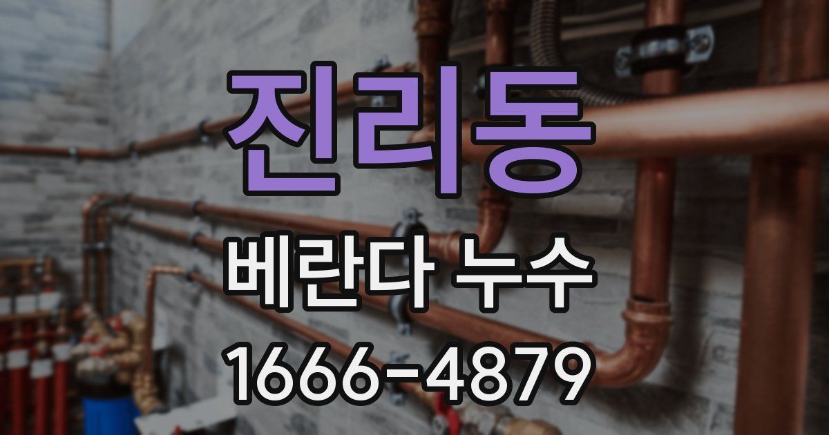 진리동 베란다 누수