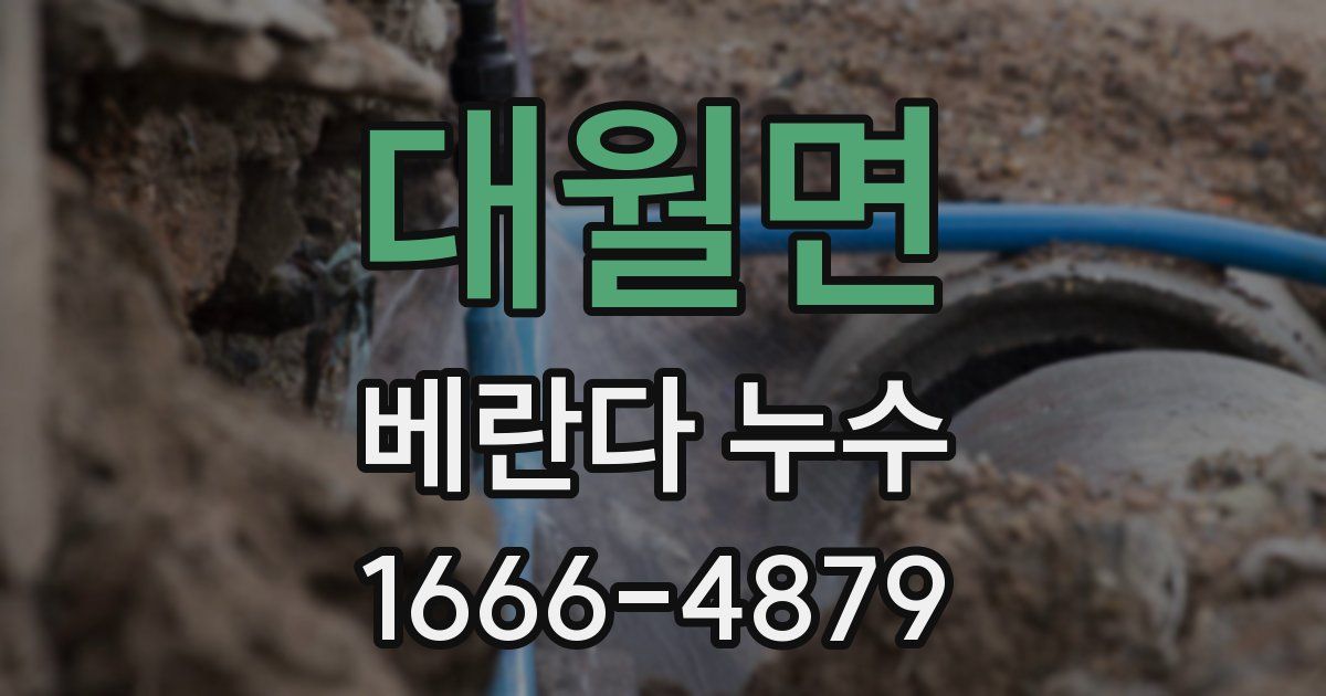 대월면 베란다 누수