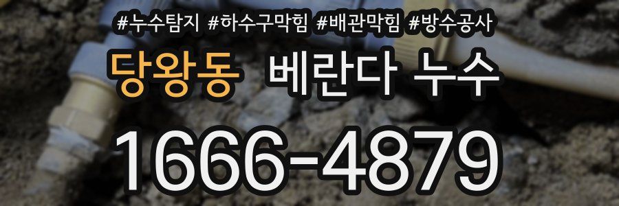 당왕동 베란다 누수