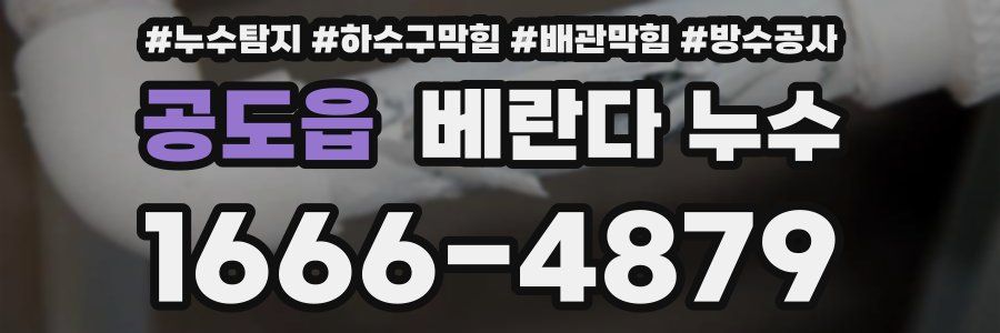 공도읍 베란다 누수