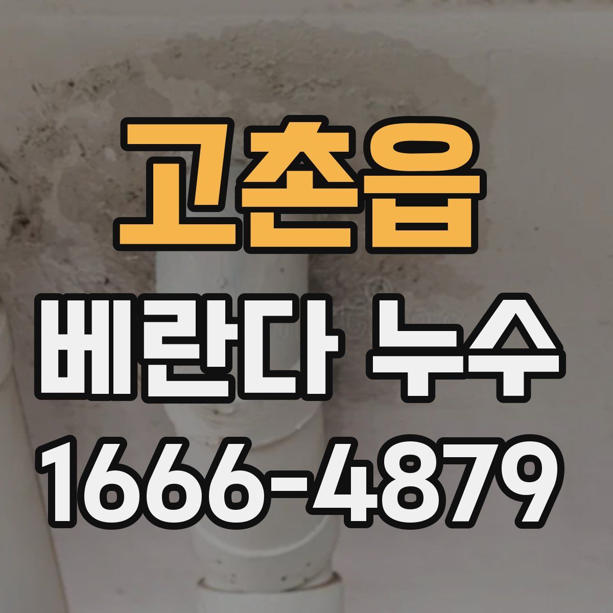 고촌읍 베란다 누수