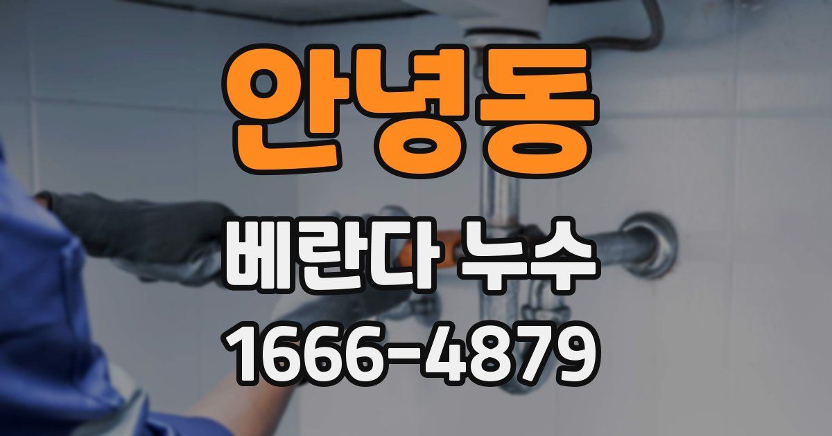안녕동 베란다 누수