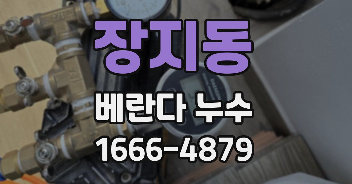 장지동 베란다 누수