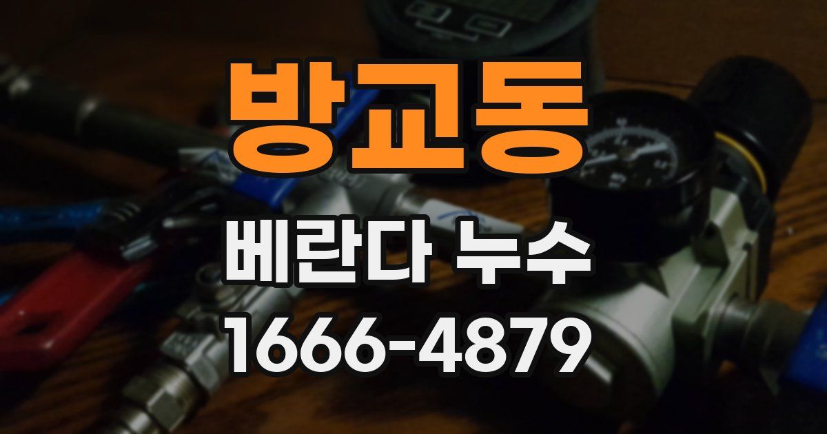 방교동 베란다 누수