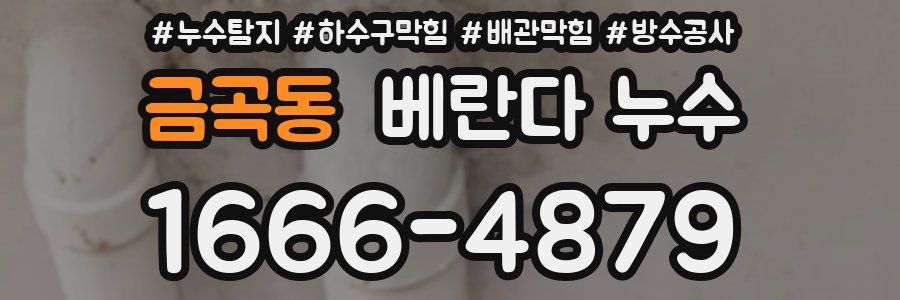금곡동 베란다 누수